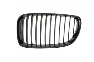 Grila radiator Stanga potrivit BMW 1 (E81), 1 (E82), 1 (E87), 1 (E88) 1.6-3.0 2004-2013 pana in 2013 - (negru)