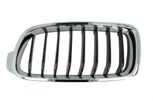 Grila radiator Stanga potrivit BMW 3 (F30, F80), 3 (F31) 1.5-3.0H 2011-2019 - (SPORT, crom/negru)