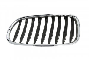 Grila radiator Stanga potrivit BMW Z4 (E85), Z4 (E86) 2.0-3.2 2002-2009 pana in 2008 - (crom/negru)