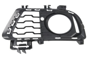 Grila ventilatie bara fata dreapta potrivit BMW 3 GRAN TURISMO F34 2013-2020 - (cu orificii lampa ceata, plastic, negru, pachet M)