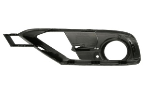 Grila ventilatie bara fata stanga potrivit BMW 3 F30, F31, F80 2011-2015 - (cu orificii pentru sipci, negru-mat, SPORT) - Img 2