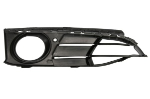 Grila ventilatie bara fata stanga potrivit BMW 3 GRAN TURISMO F34 2013-2020 - (cu orificii lampa ceata, plastic, negru) - Img 2