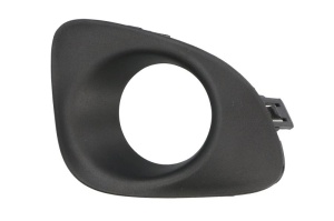 Grila ventilatie bara fata stanga potrivit TOYOTA COROLLA CROSS dupa 2020 - (vehicule hibrid, cu orificii lampa ceata, negru, XSE)