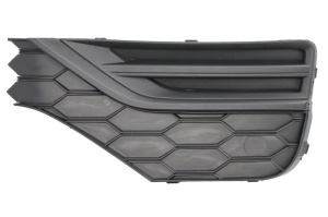 Grila ventilatie bara fata stanga potrivit VW AMAROK 2H 2016-2022 - (cu dungă neagra, plastic, negru)