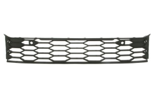 Grila ventilatie bara fata stanga potrivit VW GOLF 8 dupa 2019 - (cu orificii senzor parcare, plastic, negru, GTI)
