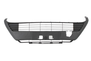 Grila ventilatie bara protectie potrivit TOYOTA YARIS XP130 2014-2017 - (cu orificiu bara remorcare, negru-mat)