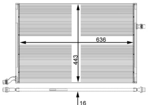 Intercooler potrivit MERCEDES C (A205), C (C205), C T-MODEL (S205), C (W205), CLS (C257), E (A238), E ALL-TERRAIN (S213), E (C238), E T-MODEL (S213), E (W213), GLC (C253) 1.5-Electric 12.13- - Img 2