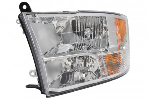 Lampa fata Stanga (H1/HB3/PY27/7W, manual, fara motoras, fara ECE, culoare: cromat) potrivit RAM 2013-2018
