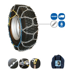 Lanturi auto zapada VERIGA, autobuze, certificat o-NORM, marime: 10.00-20; 11-22.5; 11-22.5 MICH XDY3; 12/80-20; 275/80-22.5; 300/70-24; 305/70-22.5; 315/70-22.5; C22.5 PILOTE; D20 PILOTE - Img 2