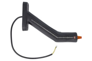 Lumina clarificare dreapta, portocaliu/rosu/alb, LED, suprafata, lungime cablu 400mm, cu brat lung, 12/24V (cu functie de semnalizator spate, IP6K9K) - Img 2