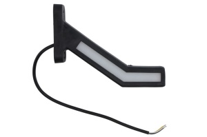 Lumina clarificare dreapta, portocaliu/rosu/alb, LED, suprafata, lungime cablu 400mm, cu brat lung, 12/24V (indicator dinamic; tip: neon; cu functie de semnalizator spate) potrivit ADR - Img 2