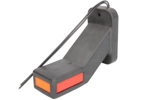 Lumina delimitare dreapta, portocaliu/rosu/alb, LED lungime cablu 240mm, pe brațul mediu-lung, 12/24V (tip: neon) - Img 3