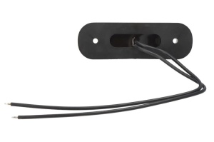 Lumina delimitare stanga/dreapta, forma: oval, fumuriu/alb, LED, inaltime 24,2mm; latime 83,8mm; adancime 10,4mm lungime cablu 230mm, 12/24V (IP66/IP68) - Img 2
