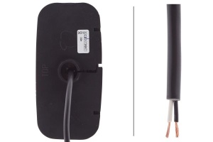 Lumina delimitare stanga/dreapta, galben, LED, inaltime 21mm; latime 111mm; adancime 51mm, surub/fixare orizontala, lungime cablu 1500mm, 24V (IP6K9K) - Img 2