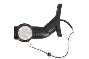 Lumina delimitare stanga; SUPERPOINT III, portocaliu/rosu/alb, LED brat scurt, 24V (SUPERPOINT III) - Img 1