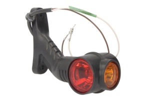 Lumina delimitare stanga; SUPERPOINT III, portocaliu/rosu/alb, T4W brat scurt, 24V (SUPERPOINT III) - Img 3
