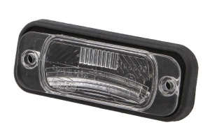 Lumina numar inmatriculare (C5W, 12V, culoare: negru, culoare sticla: transparent, 32x33mm) potrivit CLAAS XERION; JOHN DEERE 100, 1000, 200, 2000, 300, 400, 500, 5000, 600, 6000 - Img 1