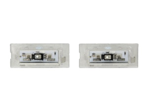 Lumina numar inmatriculare, culoare lumina: alb; set, 12V, cu aprobare circulatie potrivit BMW X3 (E83), X5 (E53) 01.00-12.11 - Img 3