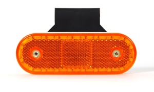 Lumini clarificare stanga/dreapta; portocaliu; LED; inaltime 40; latime 114; cu cuier; 12/24V - Img 2