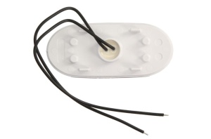 Lumini clarificare stanga/dreapta, rosu, LED, inaltime 46,5mm; latime 106,5mm; adancime 21,8mm, în relief, lungime cablu 220mm, cu cuier, 12/24V - Img 2