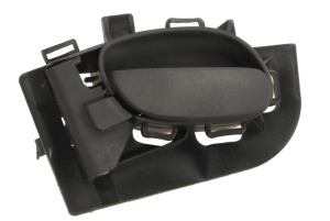 Maner usa Fata/Spate Stanga potrivit PEUGEOT 206 1.1-2.0D dupa 1998 - (interior, textura neagra)