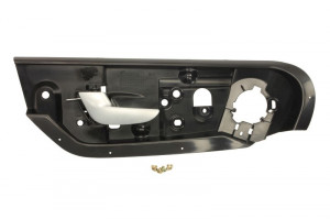 Maner usa Fata Stanga interior, crom/negru potrivit VOLVO S60 I, V70 II, XC70 I 2.0-2.5 usi 1997-2010 - Img 1