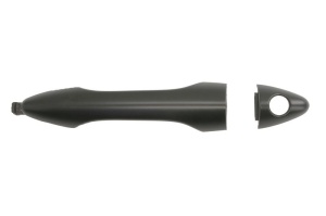 Maner usa fata stanga potrivit HYUNDAI ix35/TUCSON, ix35/TUCSON LM 2009-2015 - (exterior, cu orificii inchidere, negru grund)