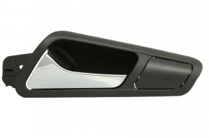 Maner usa fata stanga potrivit VW PASSAT B6 2005-2010 - (interior, negru/crom)