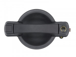 Maner usa glisanta Dreapta Spate potrivit FIAT DOBLO I 2001-2010 - (exterior, cu gaura pentru incuietoare; negru)