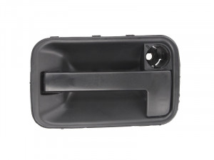Maner usa glisanta Dreapta Spate potrivit PEUGEOT 806, EXPERT 1994-2007 - (exterior, cu gaura pentru incuietoare; negru)