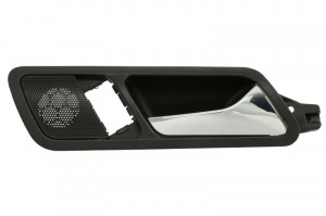 Maner usa spate dreapta (interior, negru/crom) potrivit VW PASSAT B6 03.05-11.10 - Img 1