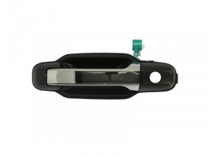 Maner usa Stanga Fata potrivit KIA SORENTO I JC 2002-2011 - (exterior, cu gaura pentru incuietoare; crom/grund)