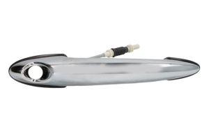 Maner usa Stanga Fata potrivit MINI COUNTRYMAN R60, MINI PACEMAN R61 2010-2016 - (exterior, cu gaura pentru incuietoare; crom)