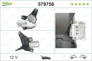 Motoras stergator Spate potrivit RENAULT GRAND SCENIC II, MEGANE II, MEGANE II/KOMBI, SCENIC II 06.03-01.11 - Img 3