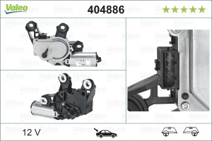 Motoras stergator Spate potrivit SEAT LEON; SKODA FABIA I, OCTAVIA I; VW BORA, GOLF IV 08.97-12.10 - Img 4