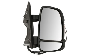 Oglinda exterioara dreapta potrivita Citroen JUMPER III dupa 2023 - convexa, antena, 8+4 pini+ 2 buc