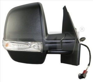 Oglinda exterioara dreapta potrivita Fiat DOBLO CARGO; Opel COMBO, COMBO TOUR - convexa, cu senzor de temperatura