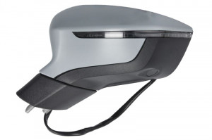 Oglinda exterioara stanga (electric, convex, cu incalzire, cu semnalizator) potrivit SEAT ARONA KJ 01.21- - Img 2