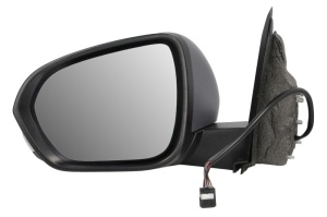 Oglinda exterioara stanga potrivita Dacia BIGSTER, DUSTER III P1 dupa 2023 - convexa, captuseala, prevopsit (grund), 7 buc pini