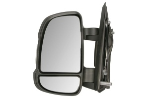 Oglinda exterioara stanga potrivita Fiat DUCATO; Opel MOVANO C; Peugeot BOXER dupa 2021 - convexa, 8+2 pini