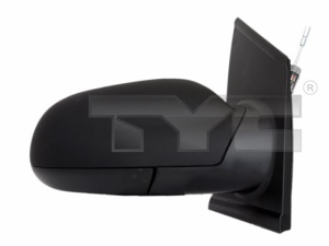 Oglinda exterioara stanga potrivita VW FOX - manual, plat, negru