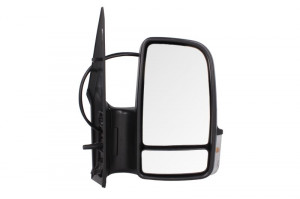 Oglinda laterala Dreapta electric, convexa, incalzita, crom potrivit MERCEDES ESPRINTER B910, SPRINTER 3,5-T B906, SPRINTER 3,5-T B907, B910, SPRINTER 3-T B906 pana in 2012