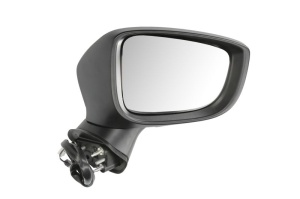 Oglinda laterala Dreapta potrivit MAZDA 3 BM 2013-2019 - (electric; convexa, cu incalzire; asistenta la schimbarea benzii; captuseala; pliabil electric, cu indicator)