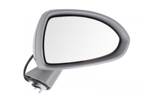 Oglinda laterala Dreapta potrivit OPEL CORSA D, CORSA D/HATCHBACK, CORSA E, CORSA E/HATCHBACK pana in 2014 - (electric, convexa, incalzita, crom, capac)
