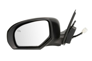Oglinda laterala Stanga (electric, convexa, incalzita, crom, captuseala) potrivit SUZUKI SWIFT III, SWIFT IV