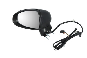 Oglinda laterala Stanga (electric Nu, asferice, incalzita, crom, cu carcasa) potrivit AUDI A1