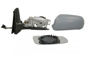 Oglinda laterala Stanga potrivit SEAT ALHAMBRA; VW SHARAN pana in 2010 - (mecanic, asferica, crom, capac) - Img 2