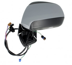 Oglinda stanga potrivit CITROEN C4 PICASSO 2006-2016 - electrica incalzita, albastra, grunduita, pliabila electric - Img 2
