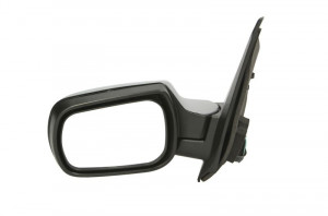Oglinda stanga potrivit FORD FUSION 2002-2005 - incalzita, crom, grunduita
