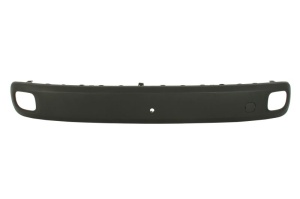 Ornament bandou bara spate cu locas senzor parcare, negru, certificata TUV potrivit FIAT PANDA 312 dupa 2012